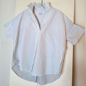 Madewell oversized striped blouse S